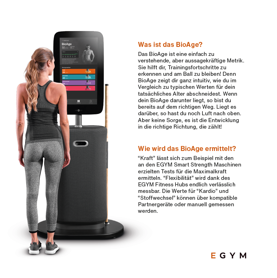 Was ist das BioAge – eGym